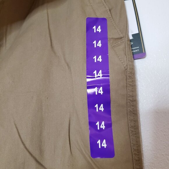 G.H. Bass & Co. Womens Khaki Straight-Leg Pants Size 14 Casual Wear - Picture 10 of 10